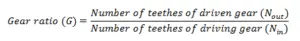 齿轮传动比公式1